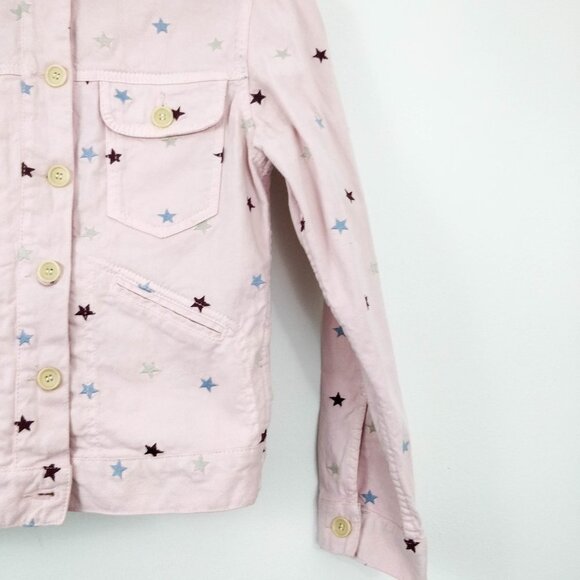 Isabel Marant Dali Star Denim Jacket Pink 34 2 - Picture 5 of 11